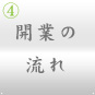 ときわ亭フランチャイズ 開業の流れ